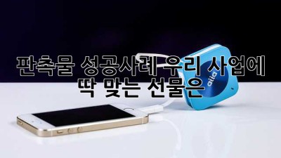 판촉물 성공사례: 우리 사업에 딱 맞는 선물은?